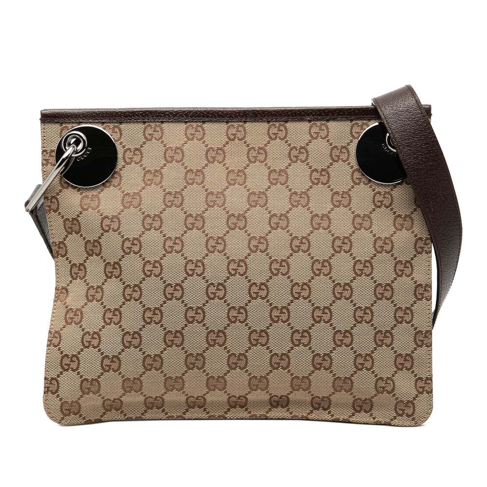 Gucci Eclipse Messenger Bag Gg Canvas #326819G66B